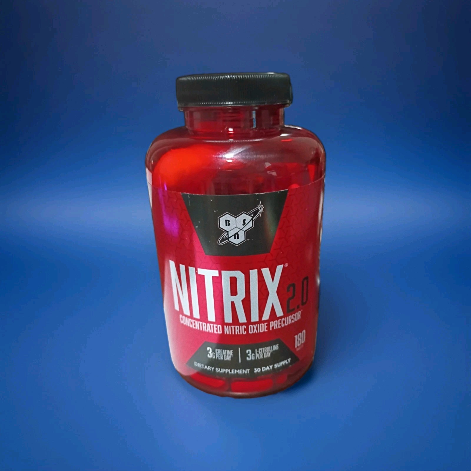 BSN Nitrix 2 0 Concentrated Nitric Oxide Precursor 180 Tablets GMP Quality