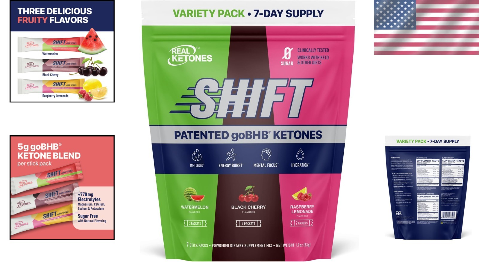 Sugar-Free Electrolytes and Ketones Powder | Boost Your Keto Journey – 7 Pack
