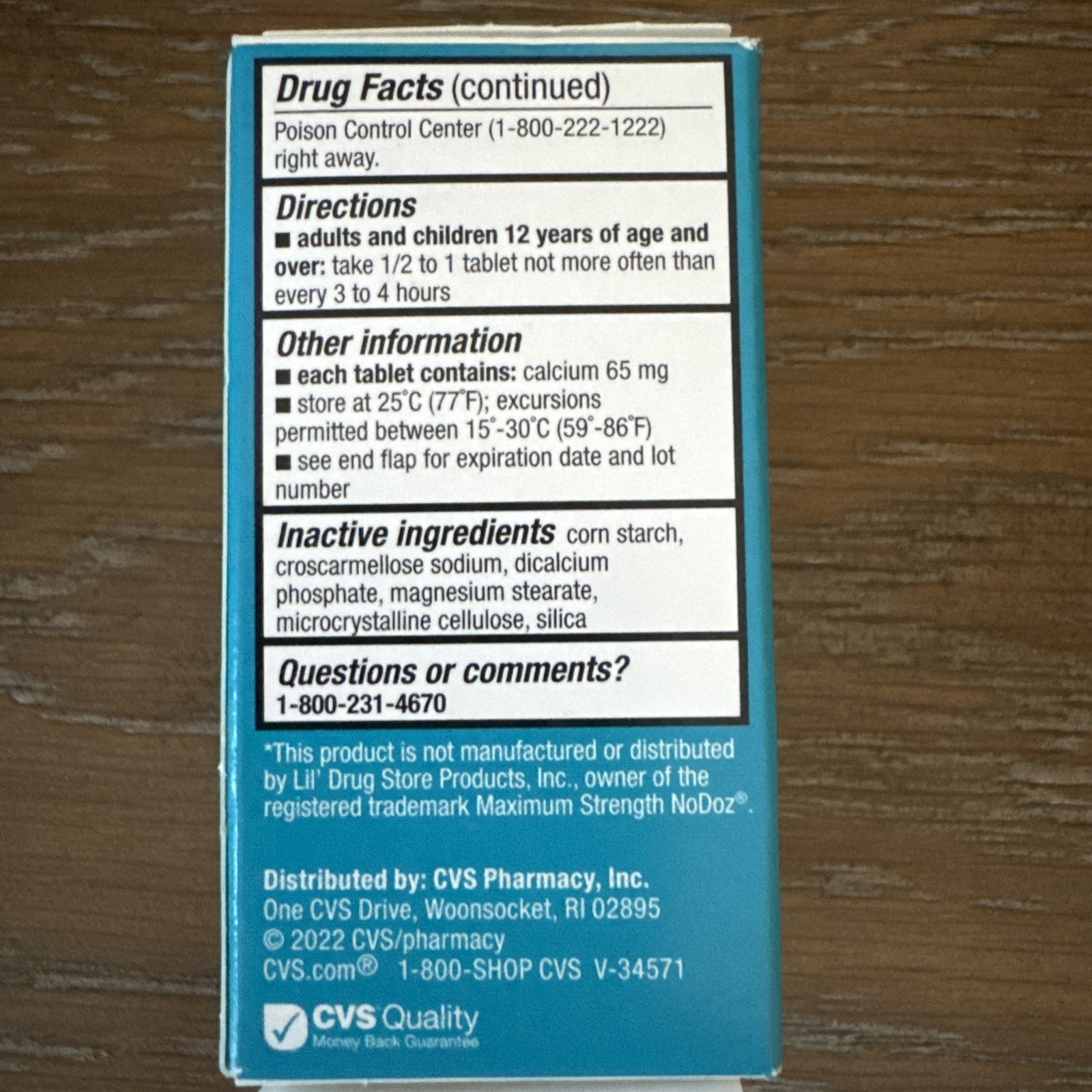 3 pack! CVS Caffeine Pills 80 Tablets per pack! 200mg Per Serving – Alertness