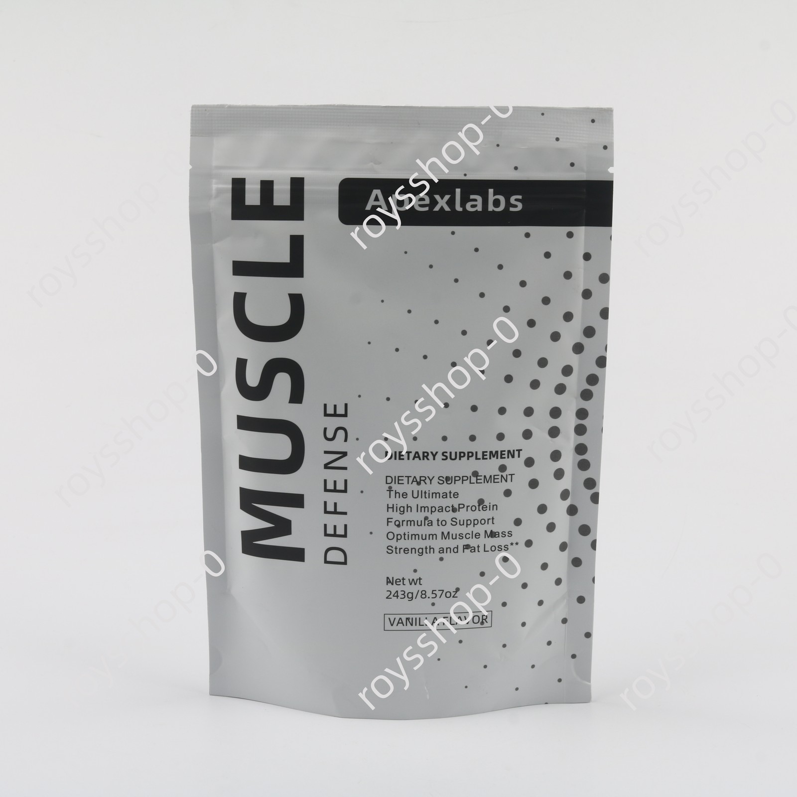 1-5pack Apex Labs Muscle Defense Dietary Supplement, Vanilla 8.57 oz – NEW