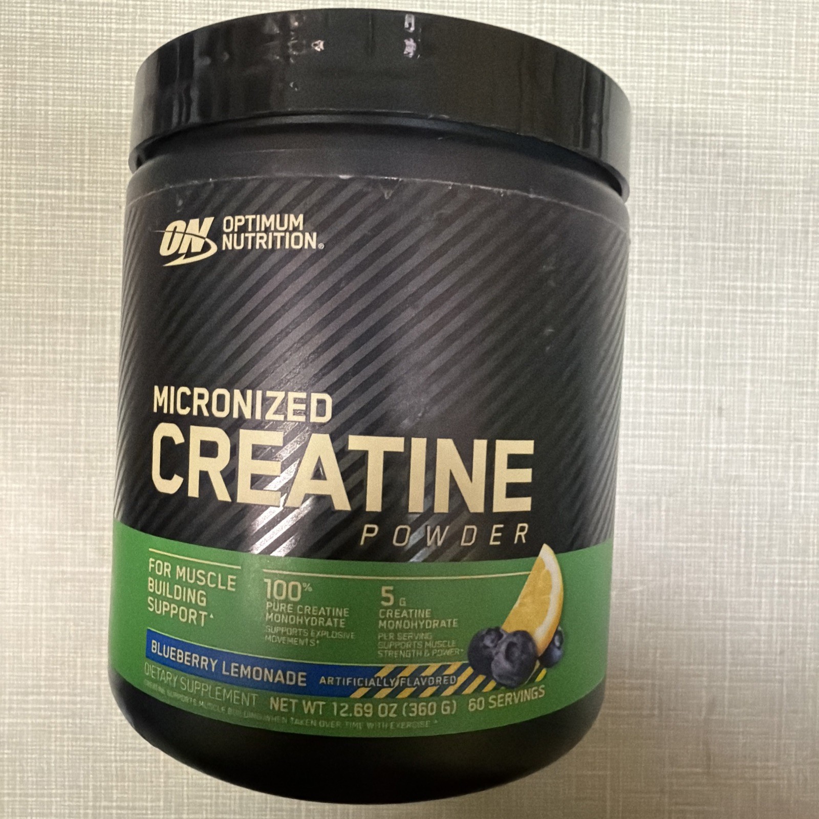 60 Serving Micronized Creatine Powder – Blueberry Lemonade, Perfect for Recovery