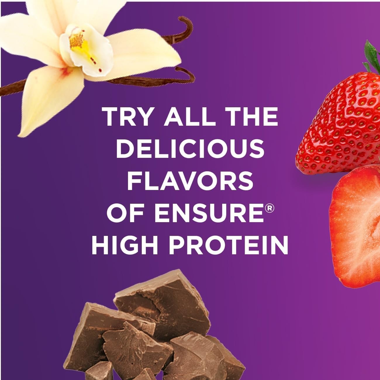 Ensure High Protein Bottled Milk Chocolate Nutrition Shake with Fiber