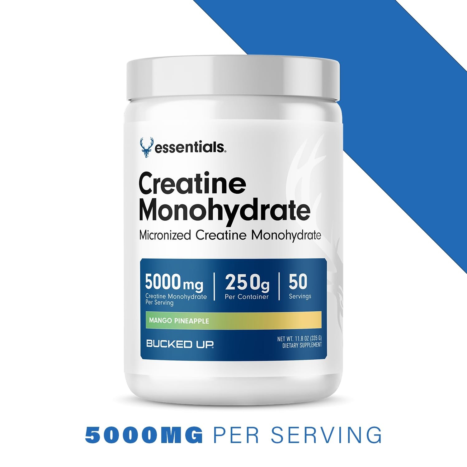 Mango Pineapple Creatine for Women and Men – Easy to Mix Vegetarian – Flavore…