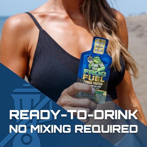 Frog Fuel Power Regular Complete Protein Shot 15g Protein Nano-Hydrolyzed Gra…