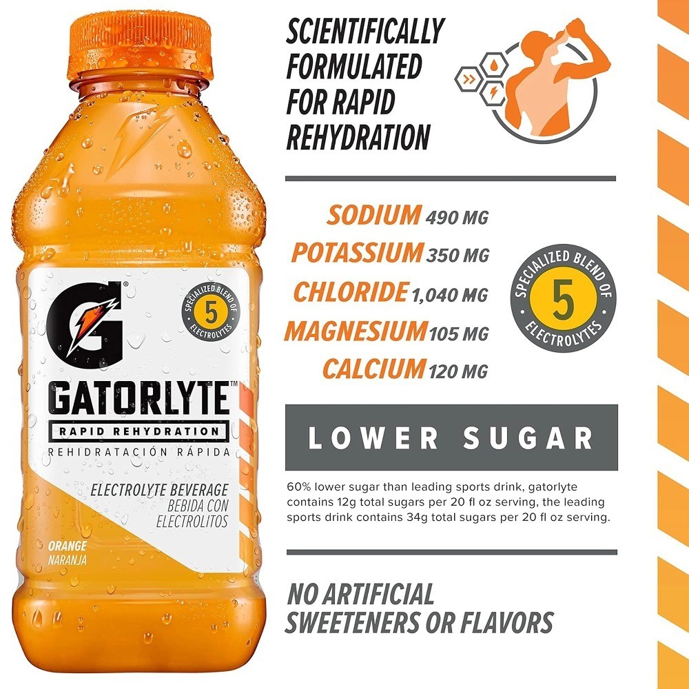 Rapid Rehydration Electrolyte Beverage 3 Flavor Variety Pack 20 fl oz Pack of 12