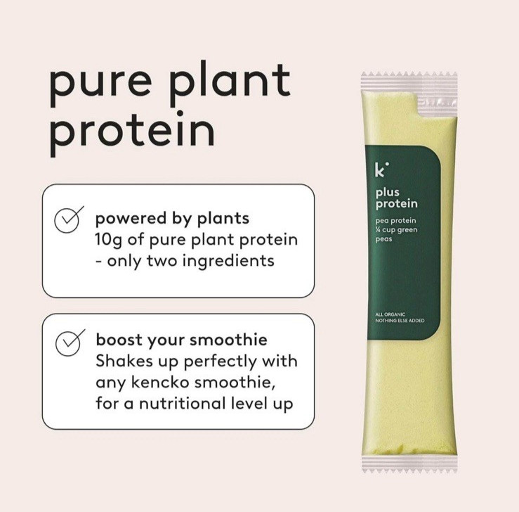 kencko ADD-ON Plus Protein Powder Smoothie Booster 12 Single Protein Packets