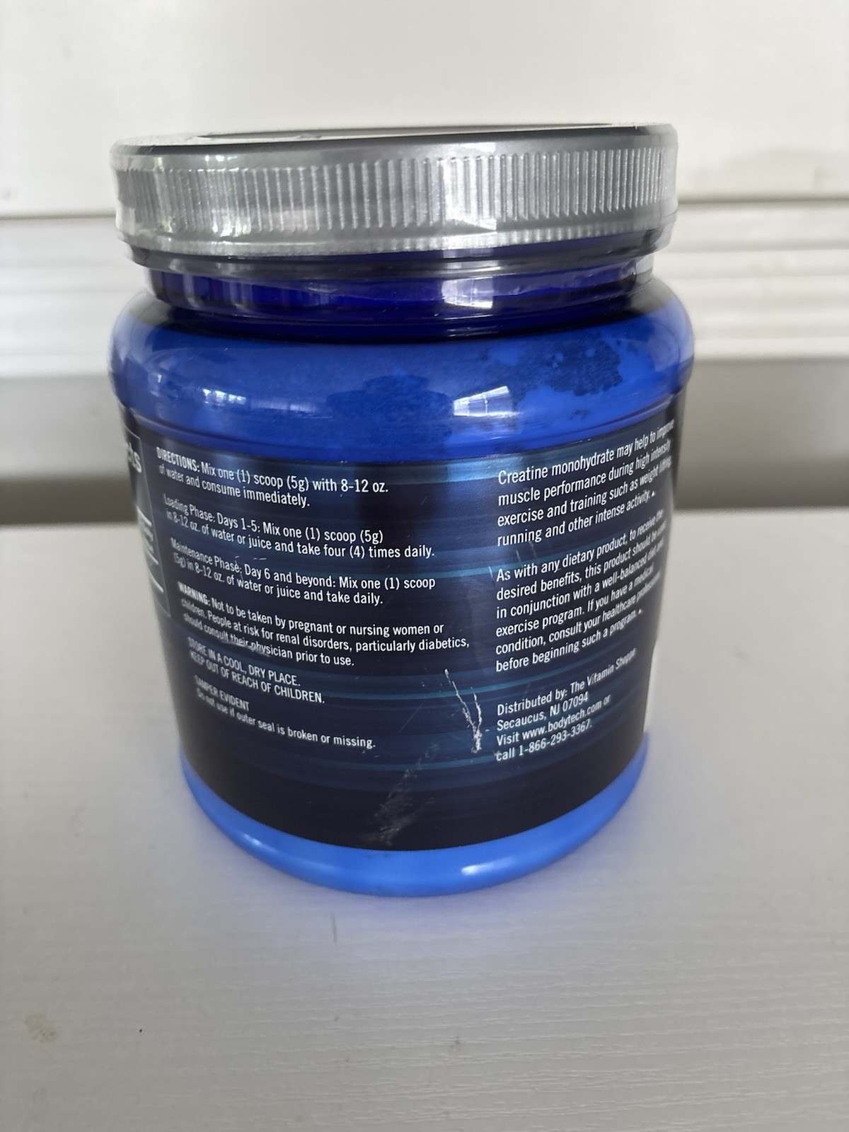 BodyTech Creatine Monohydrate Micronized Powder 18 oz Unflavored Exp 8/2026