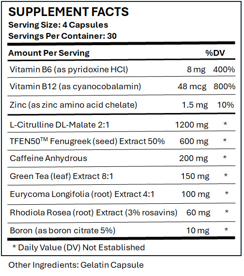 High T Black Testosterone Booster Supplements Strength Stamina Sex Drive 152ct