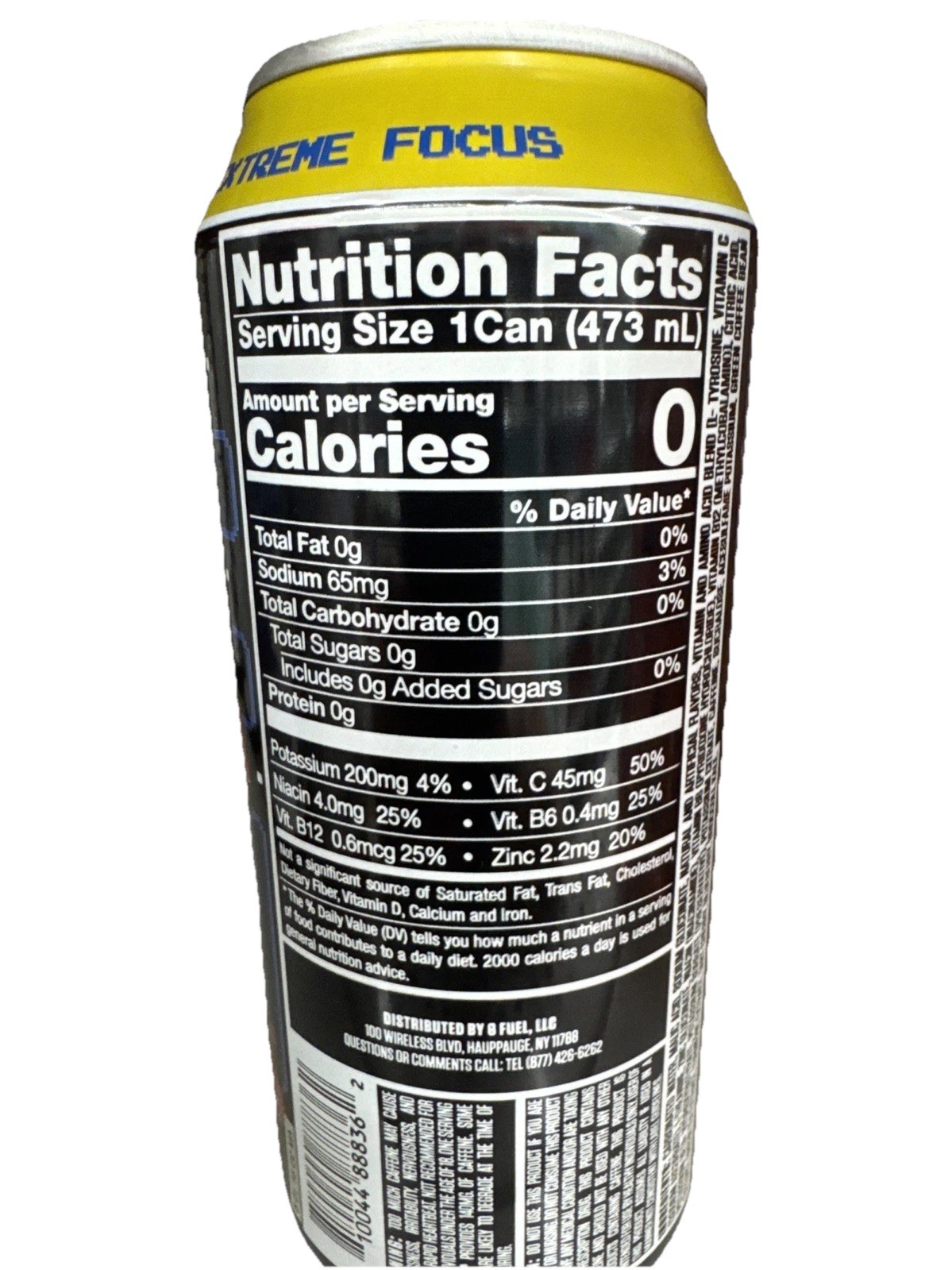 G-Fuel Pac Man Energy Drink Full Can 16 Fl Oz Cherry Lollipop Video Game Arcade