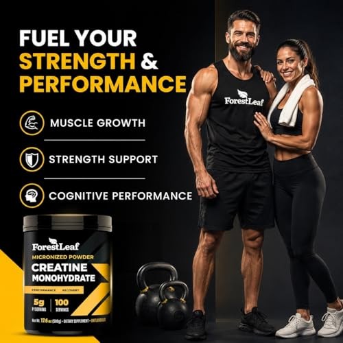 Creatine Monohydrate Powder 5G 100 Servings Unflavored