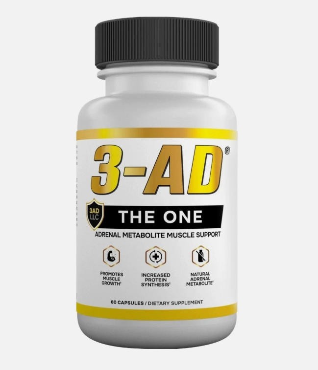 60 Capsules Patented Formula 25mg Muscle Support Supplement 2025 UK 3-AD®