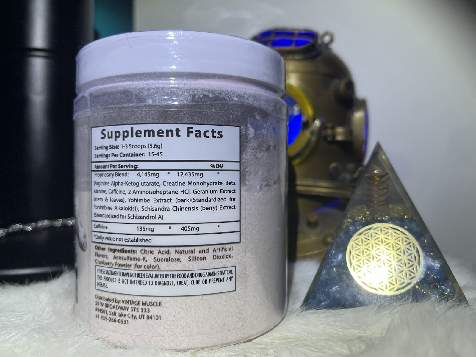 Vintag3D Ultimate Pre-Workout Matrix W/Geranium By Vintage Muscle💪🏛️🧪💥🍧