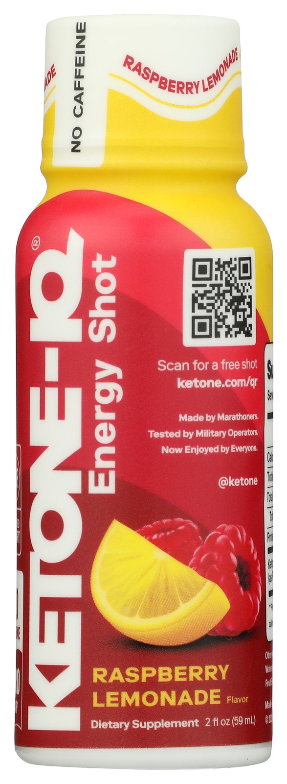 Raspberry Lemonade Ketone-Iq Energy Shot No Caffeine 2 Fl Oz 6 Pack