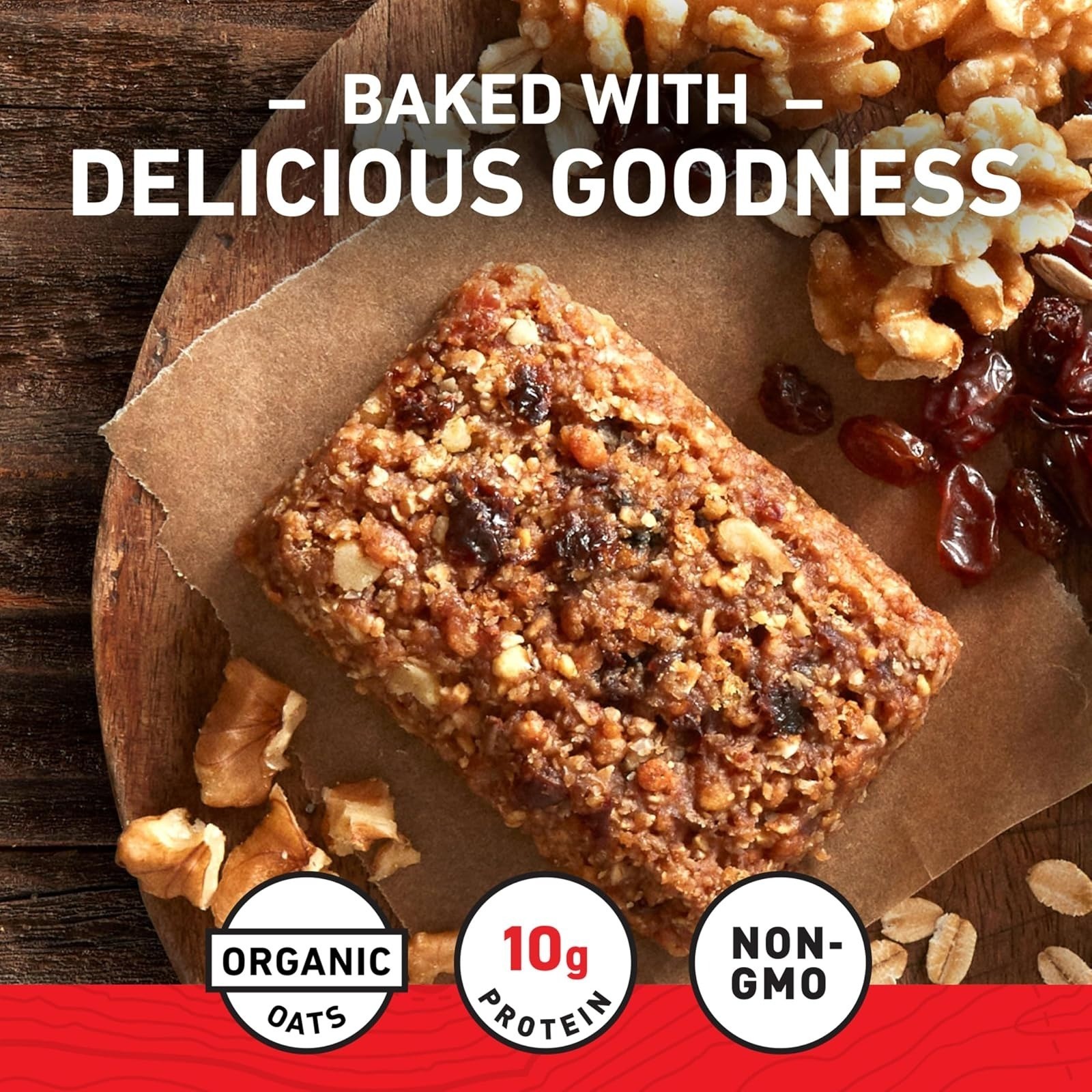 CLIF BAR Energy Protein Bars Oatmeal Raisin Walnut 10 Pack