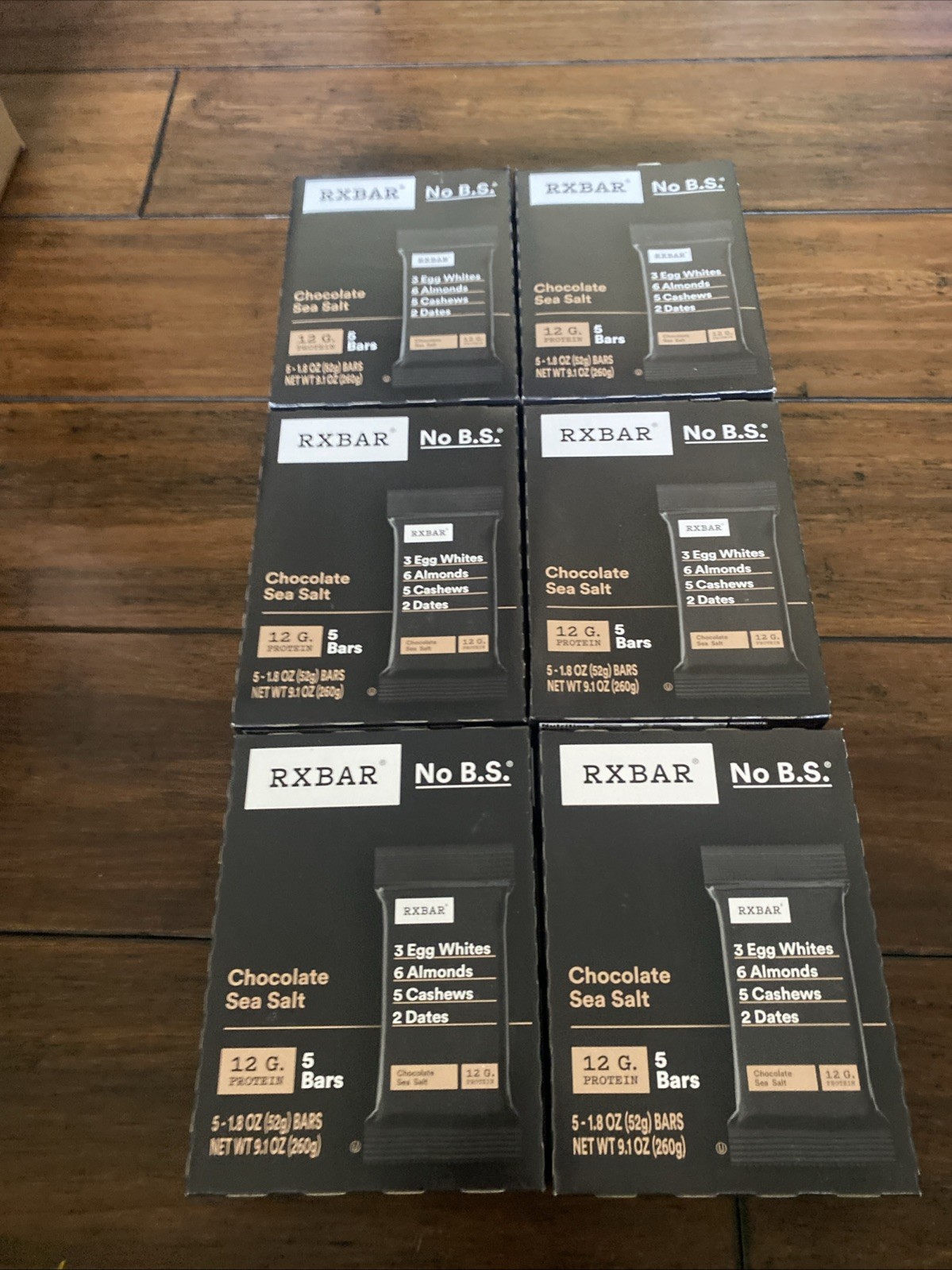 RXBAR Bar Chocolate Sea Salt 5pk 5pk Pack of 6 READ