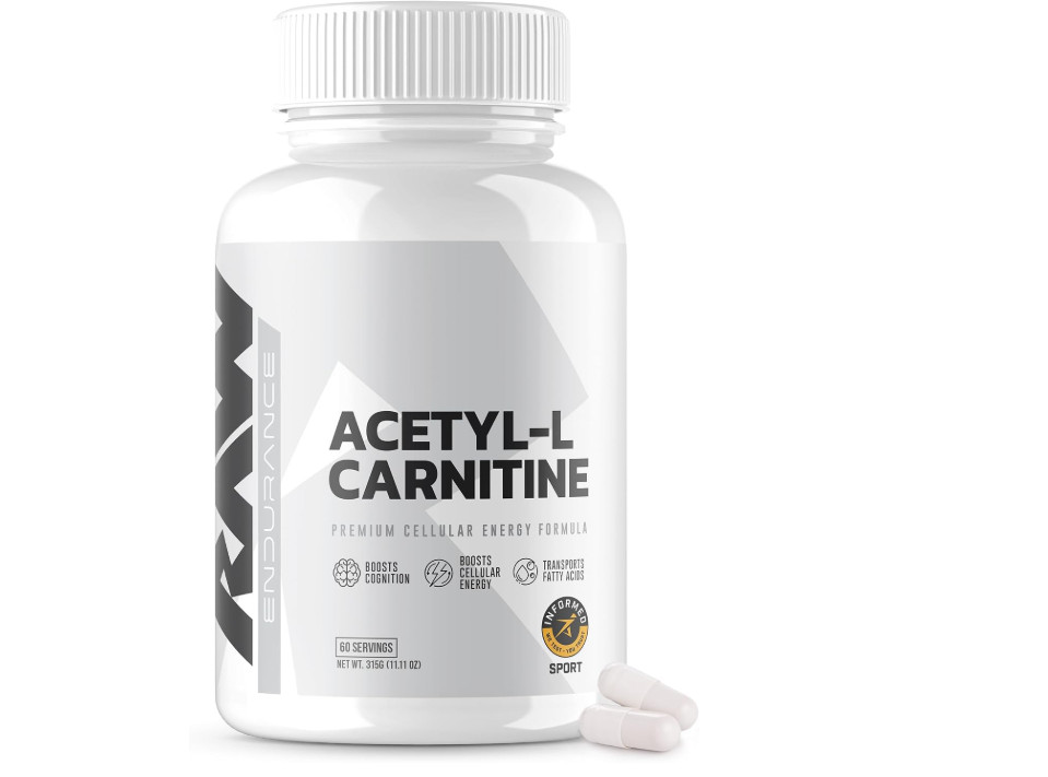 Raw Nutrition Acetyl L-Carnitine Premium Cellular Energy 60 pills, New, Sealed