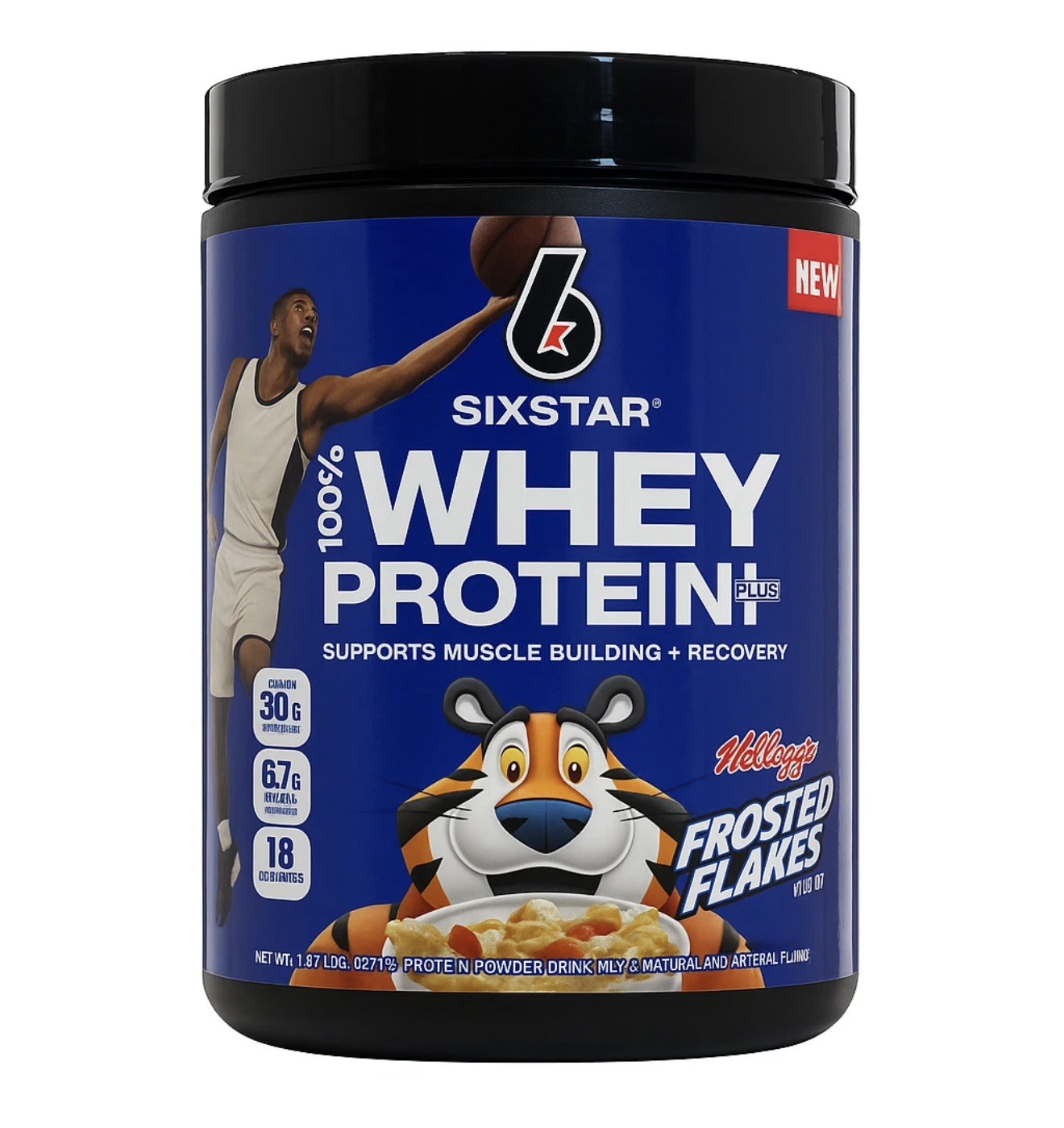 Six Star Whey Protein Plus Frosted Flakes 1.81 lb Exp 06/2027 New