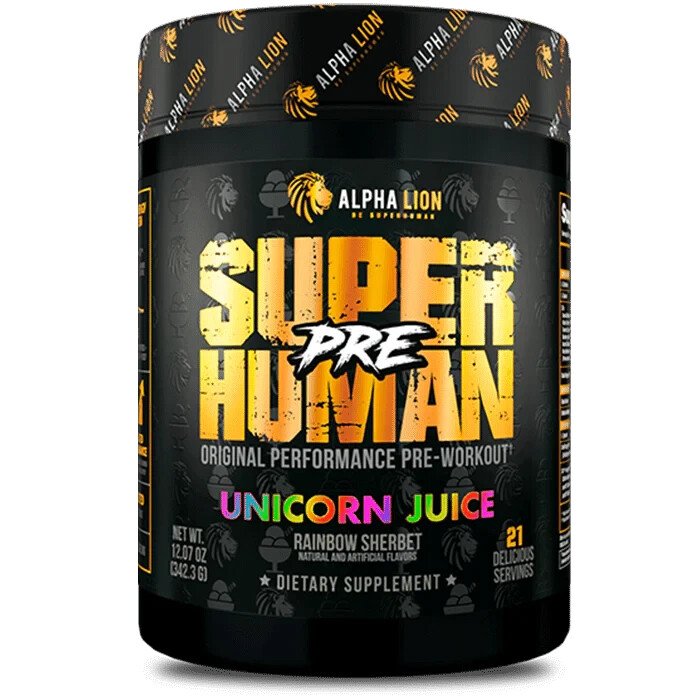 Alpha Lion Super Human Pre Original Hardcore Pre Workout 42 Scoops 5 Flavors New