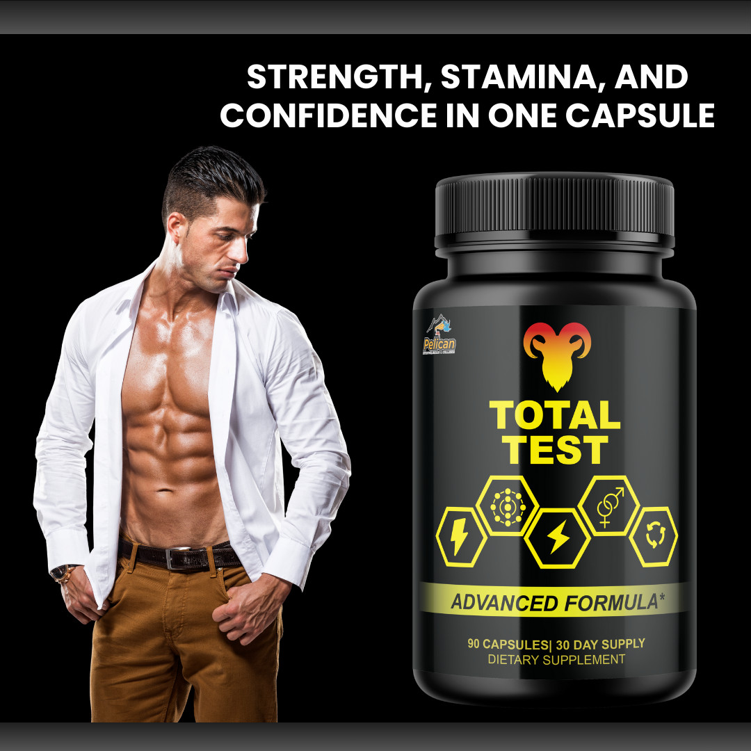 Total Test- Bodybuilding & Men’s Health Support- 4 Bottles- 360 Capsules