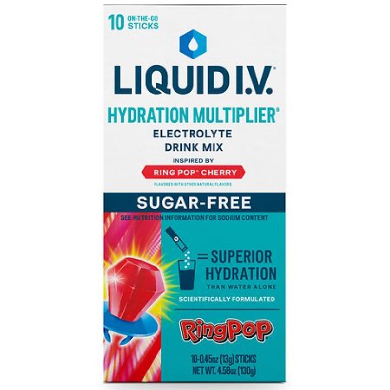 Hydration Multiplier – Sugar Free Electrolyte Drink Mix Ring Pop Cherry 0.45 oz