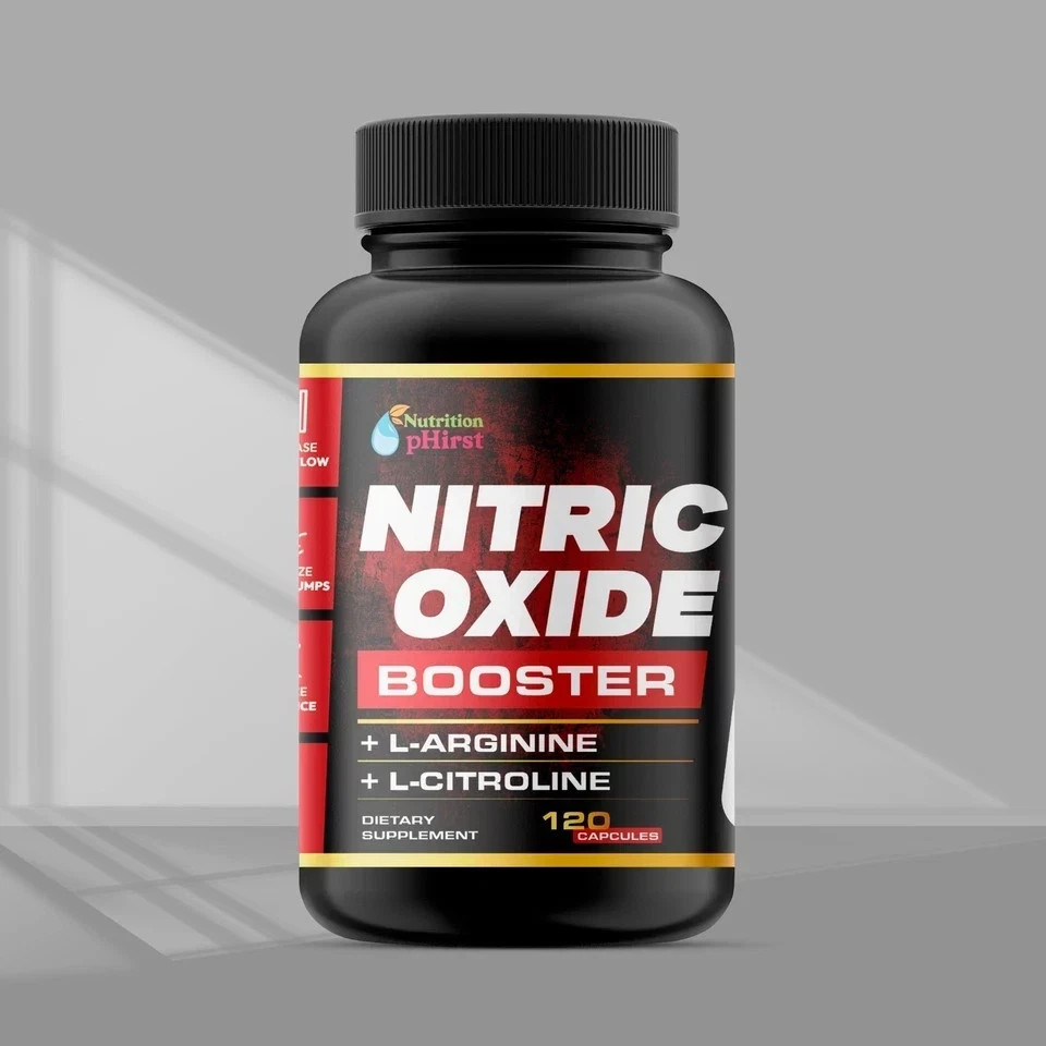 Nitric Oxide & Circulation Booster | L-Arginine, L-Citrulline | Extra Strength