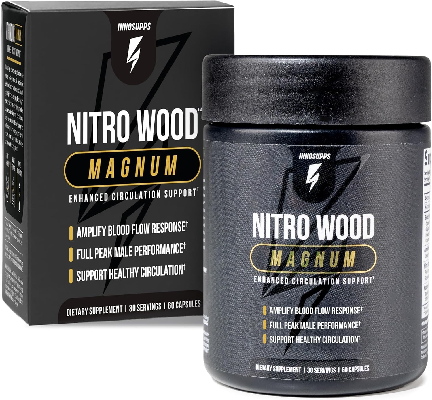 InnoSupps Nitro Wood – Nitric Oxide Booster for Men