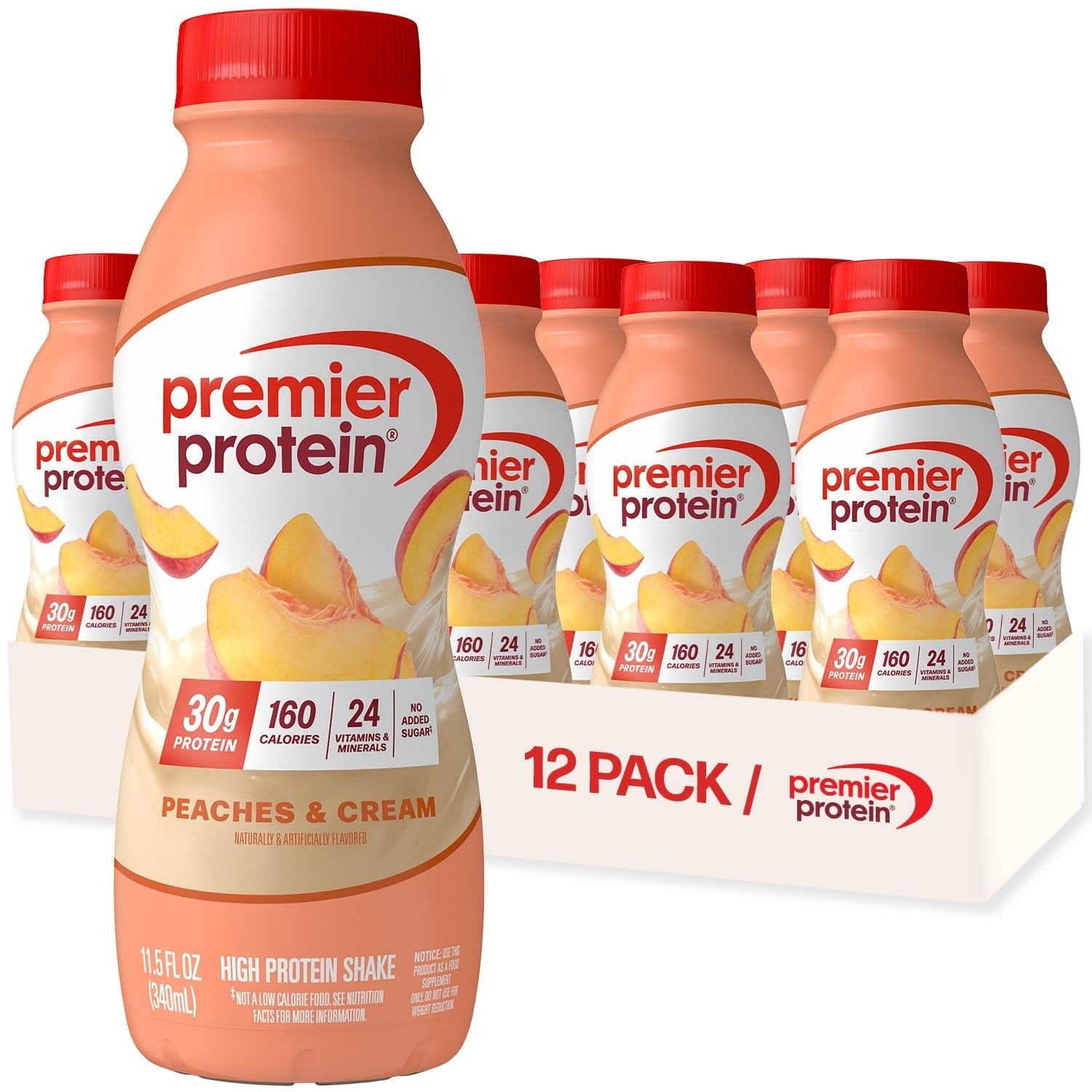 Premier Protein Shake, Chocolate, 30g Protein, Gluten-Free, 12 Pack