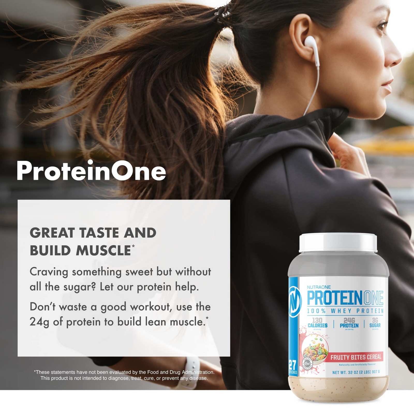 NutraOne ProteinOne Vanilla Ice Cream – 2lbs