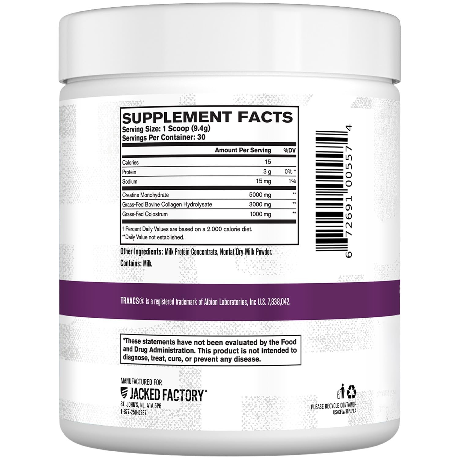 Creatine for Women – Creatine Monohydrate with Collagen + Colostrum to Suppor…
