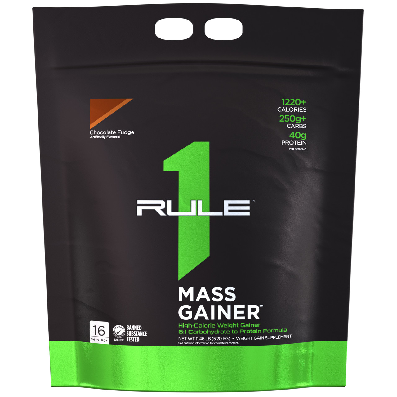 RULE 1 Mass Gainer 16 serv Mass Weight Gainer 11.29lb Vanilla or Chocolate