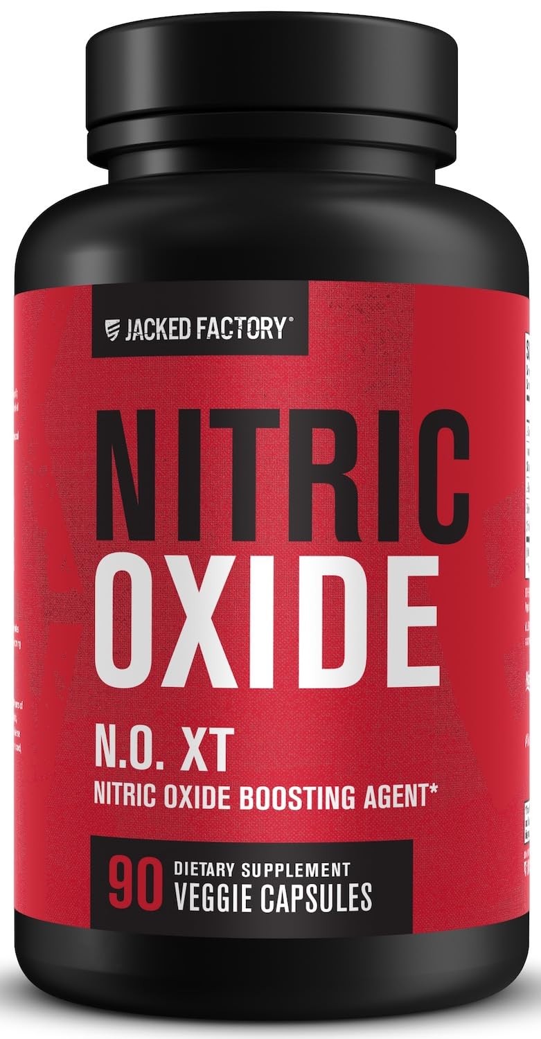 Jacked Factory N.O. XT Nitric Oxide 90 Count (Pack of 1), No Color