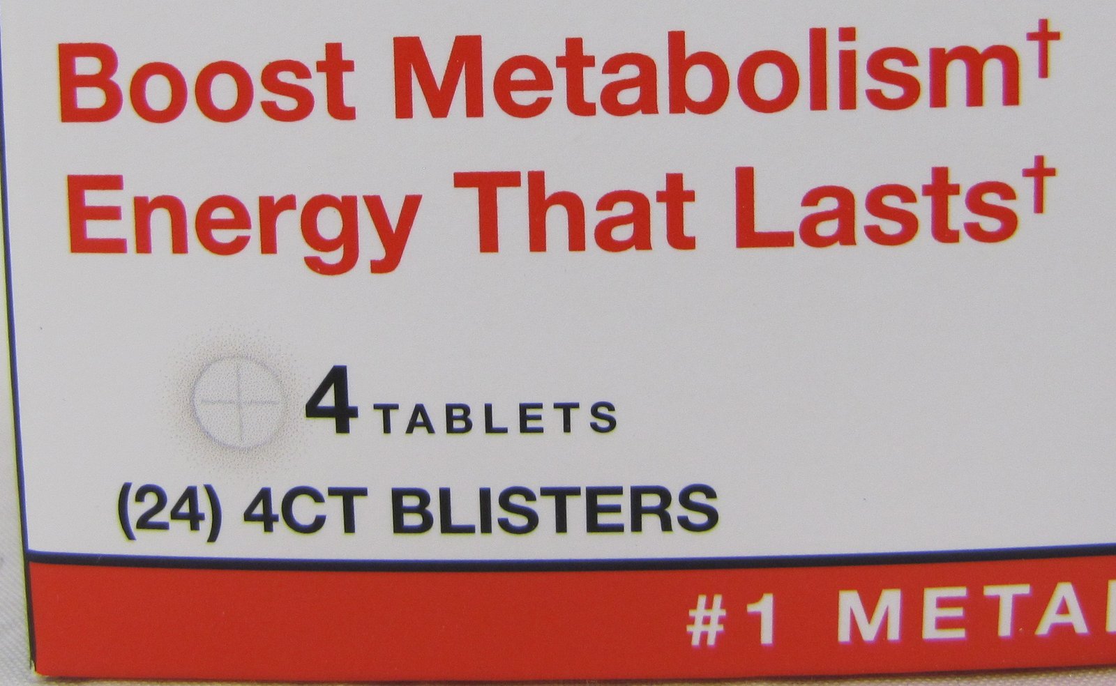 Rapid Action Energize 2 Way Lasting Energy Boost Metabolism 24 Packs 96 Pills