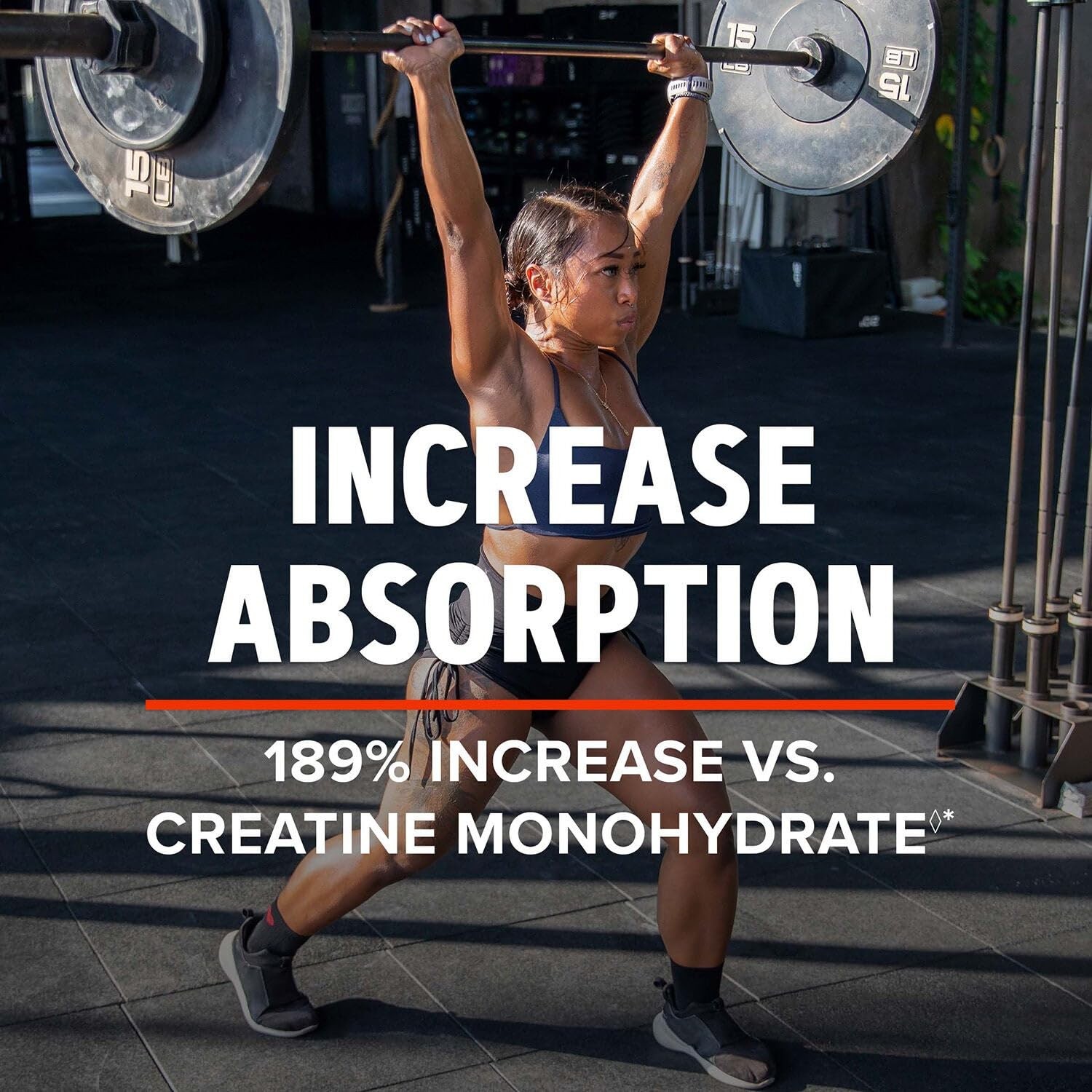 GNC AMP Creatine HCl 189 Pills, Clinically Proven 120 Count (Pack of 1), Red