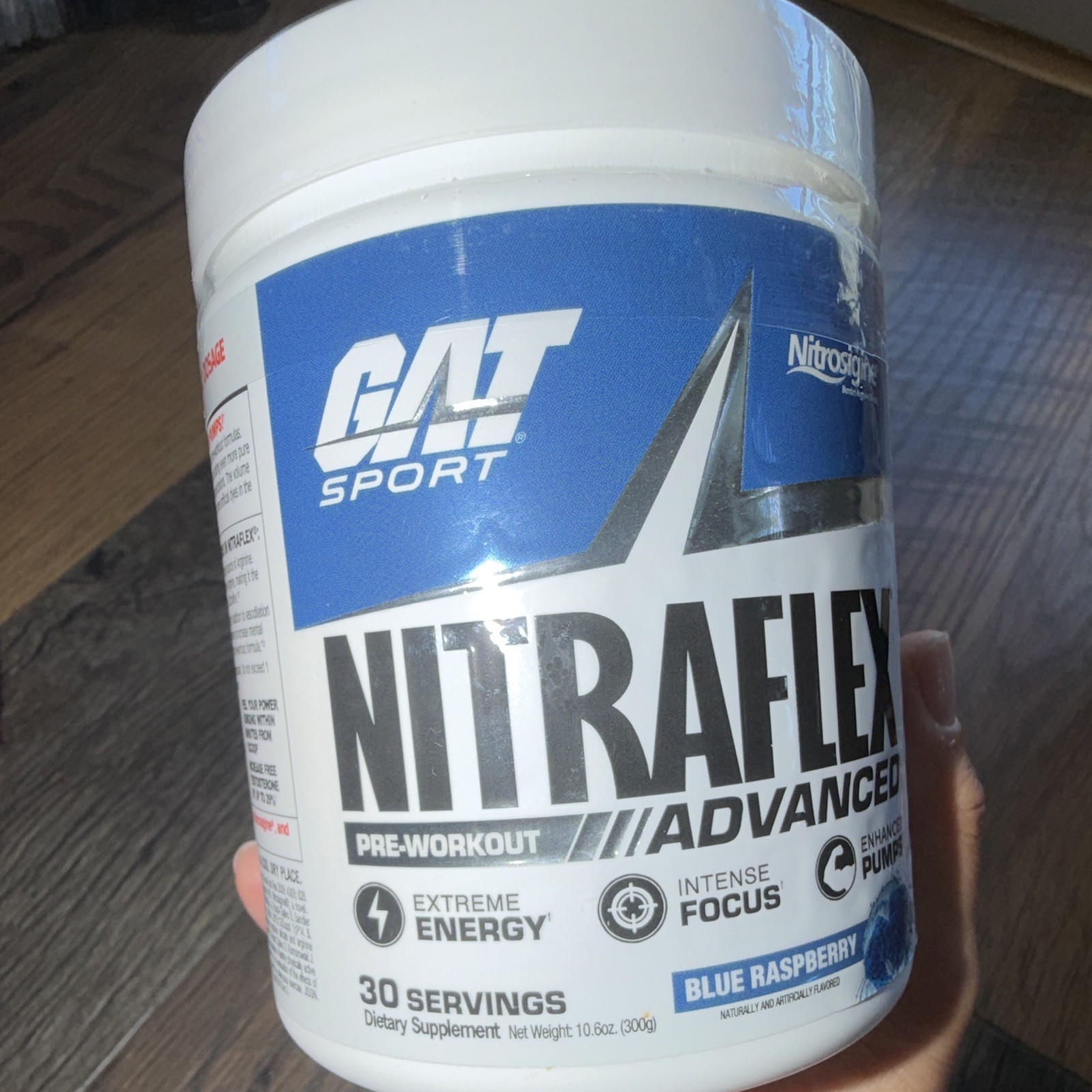 SEALED GAT Sport Nitraflex Advanced Pre workout+Nutricost Creatine Monohydrate
