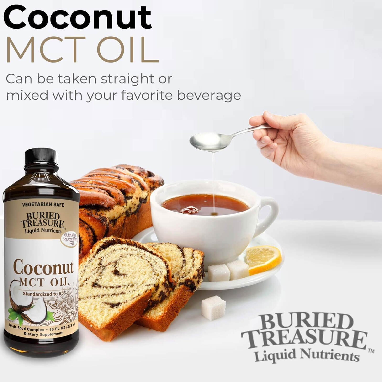 Buried Treasure Coconut Oil MCT 16 fl oz