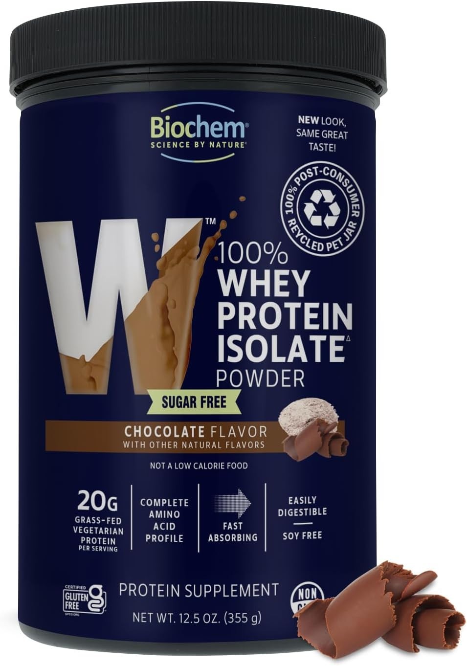 Keto Friendly 100% Whey Protein Powder – 20g High-Quality Sugar-Free Chocolate