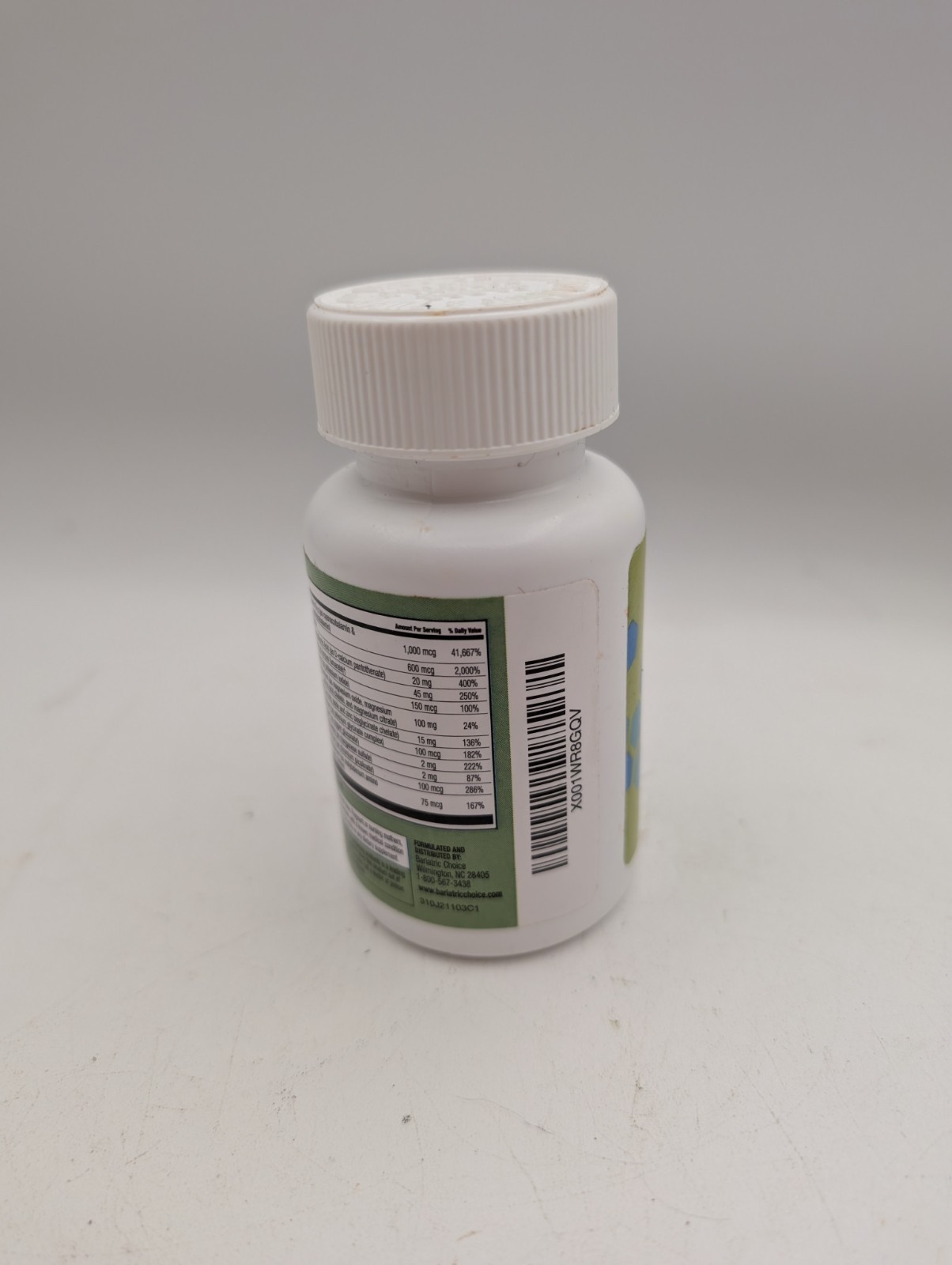 Easy to Digest Bariatric Multivitamin Supplement w/ 45mg Iron (30 Caps)