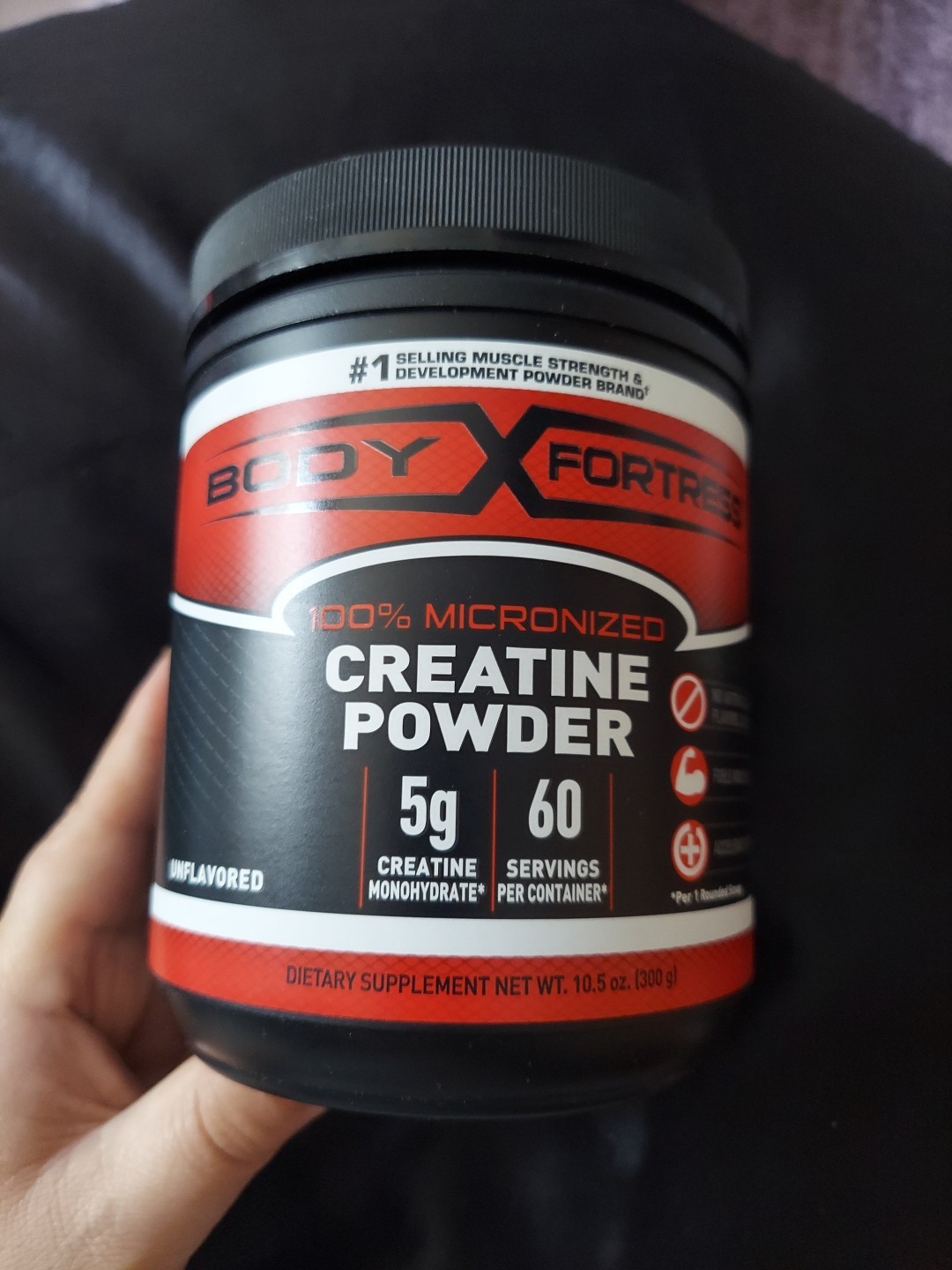 Body Fortress 100% Micronized Creatine Monohydrate Powder,300G (60 Ser) Ex 10/27