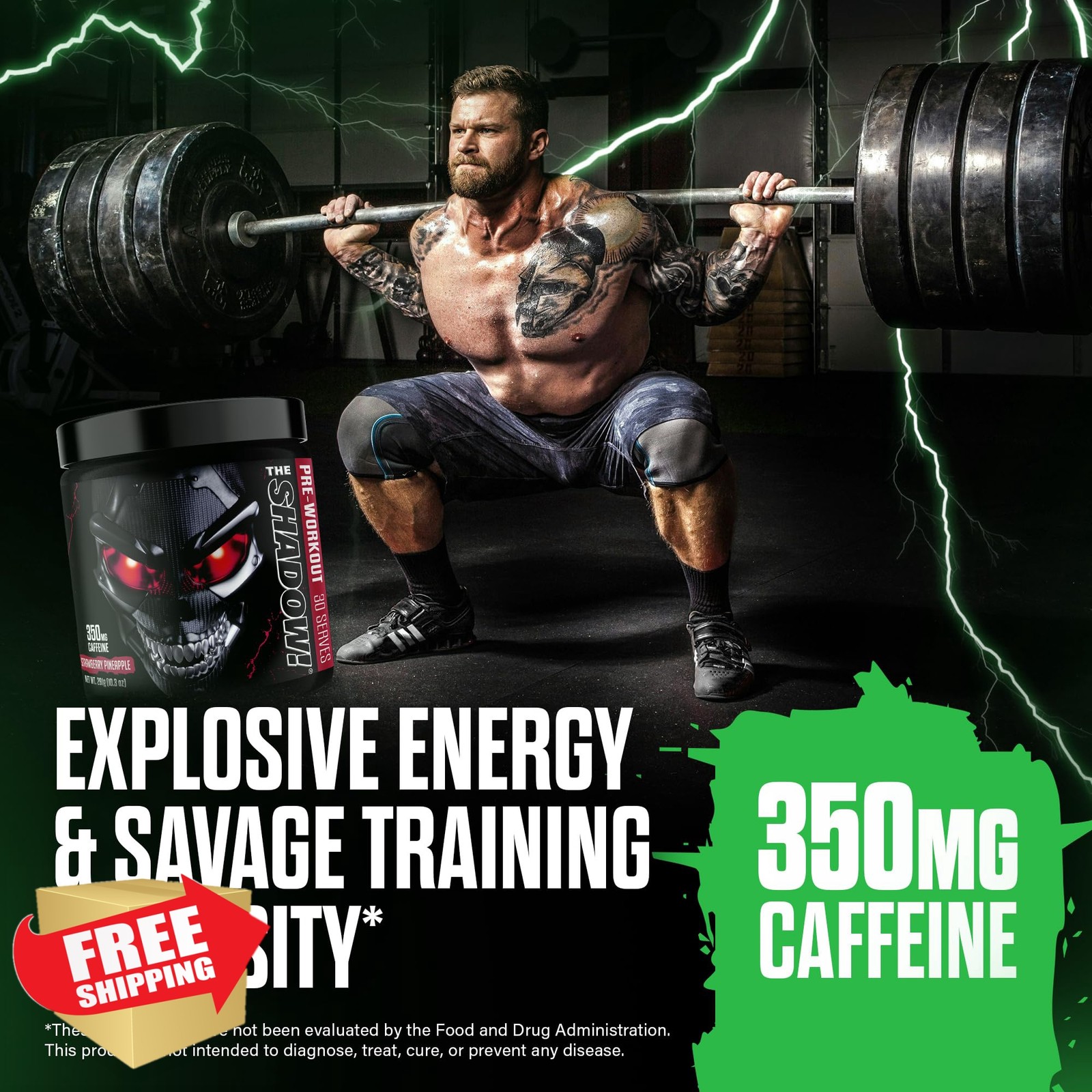 JNX SPORTS Preworkout Blue Raspberry 5 Servings