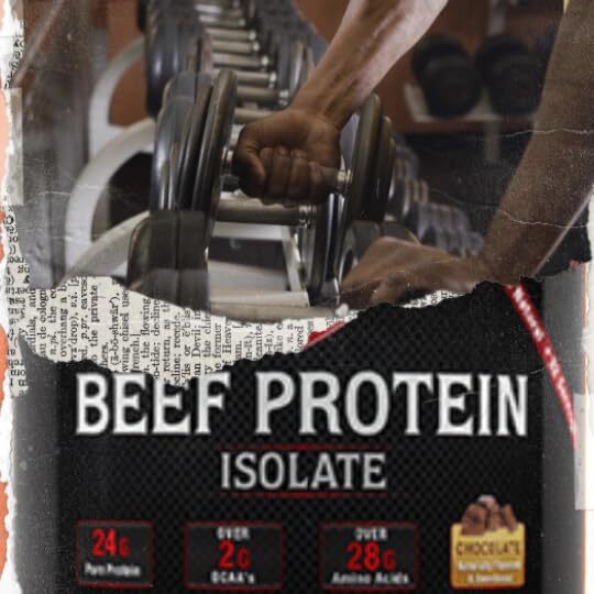Olympian Labs Beef Protein Isolate Powder 2 Pound 24g Pure Beef Protein
