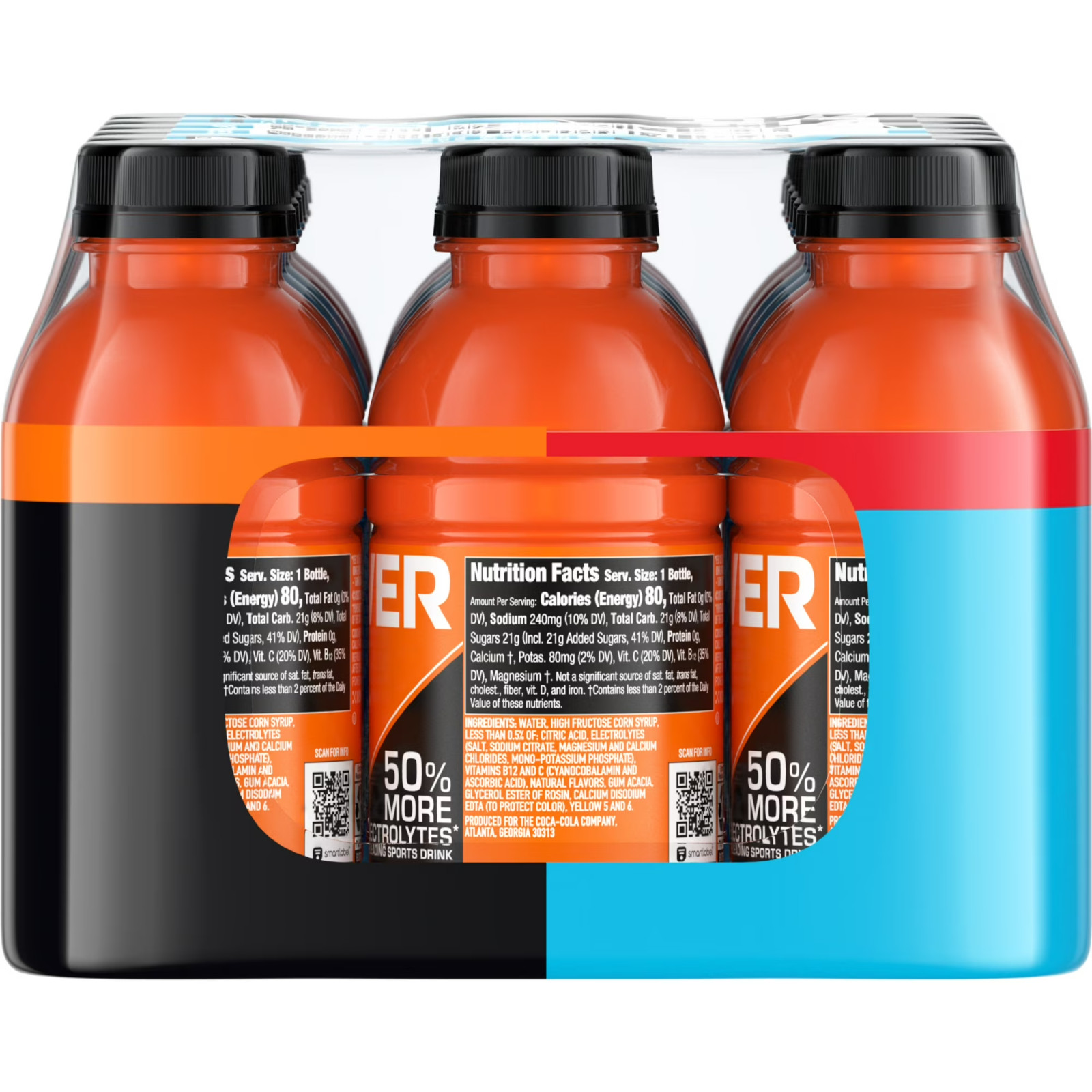 POWERADE Sports Drink Variety Pack 12 fl oz Bottles 18 Pack Electrolyte Drink