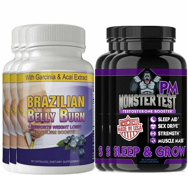 Ultimate Weight Loss Burn Fat Caps & Male Sexual Stamina Pills Combo Pack