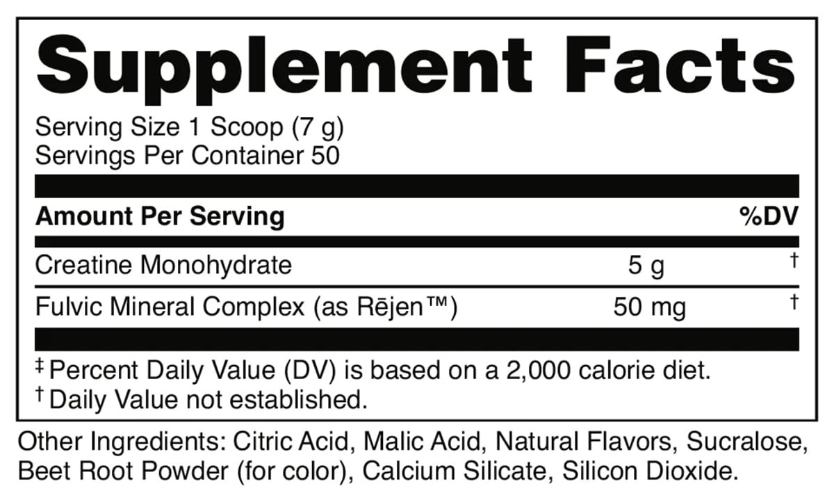 Fruit Punch Creatine for Women and Men – Easy to Mix Vegetarian – Flavored Cr…