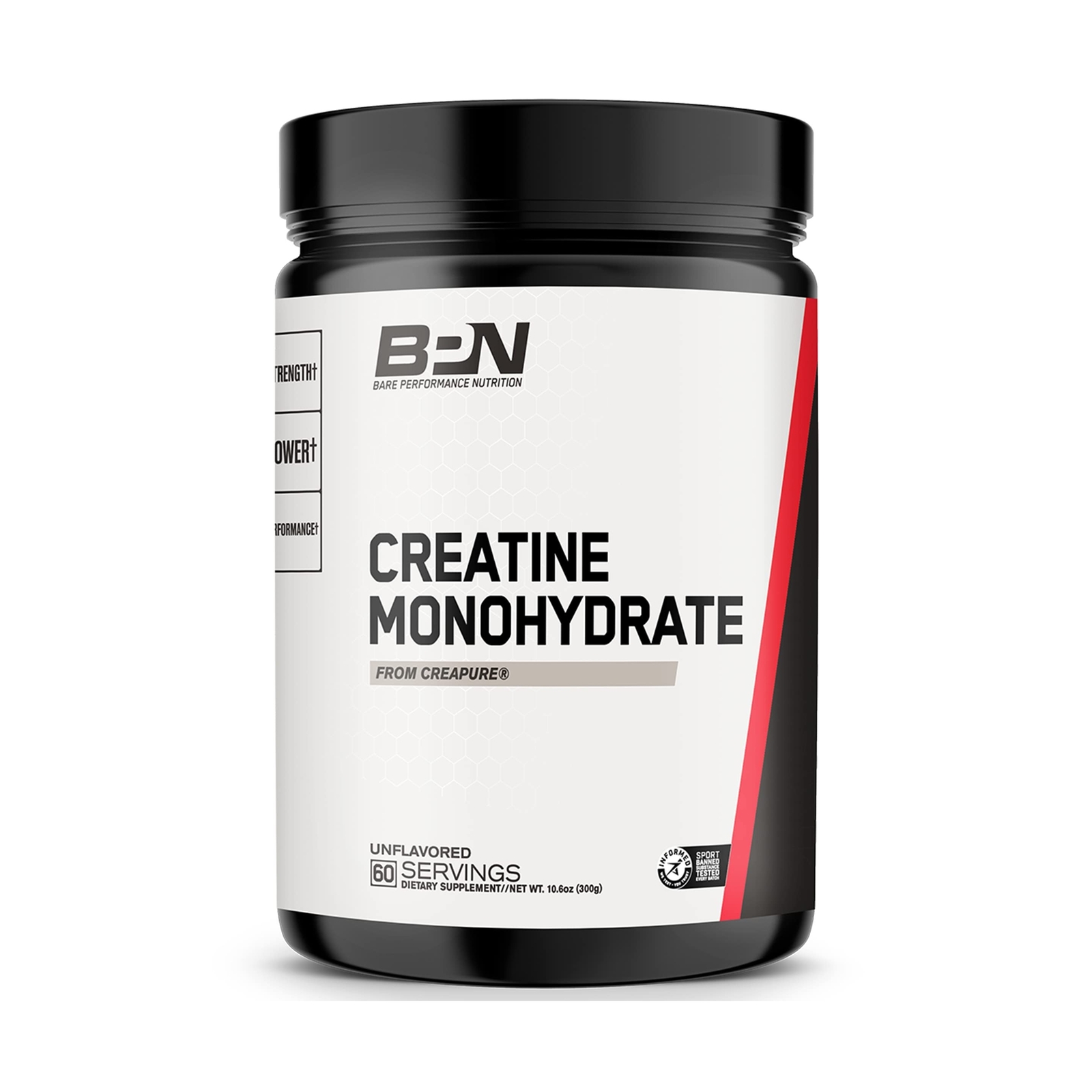 Bare Performance Nutrition, BPN Creatine Monohydrate with Creapure, Unflavore…