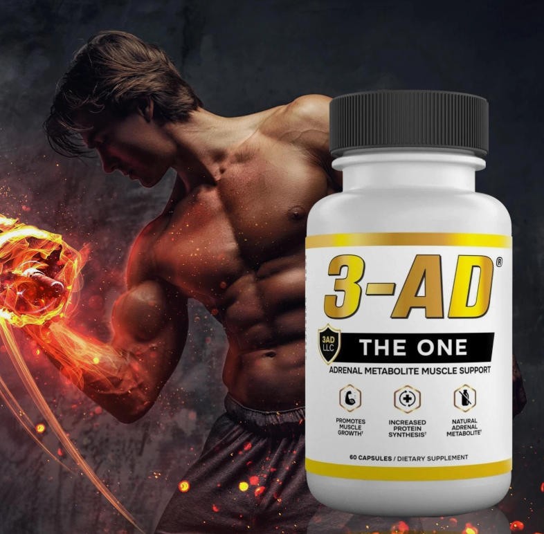 60 Capsules Patented Formula 25mg Muscle Support Supplement 2025 UK 3-AD®