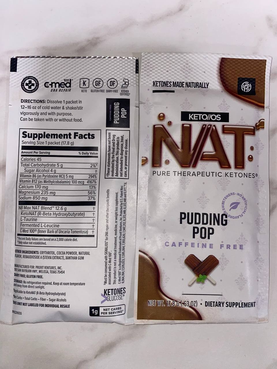 🔥Ketones Pruvit Ketone NAT Pick Your Flavor MUST BUY 5 PACKS🔥
