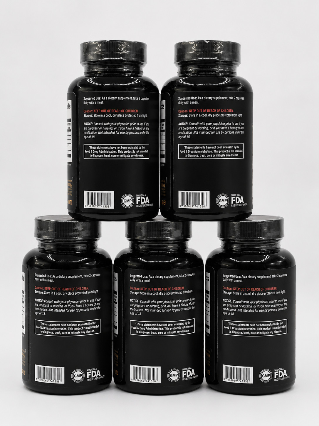 Turmeric Black Sculptnation Fatigue Muscle Build FatBurn Bloating Treat Pack 5