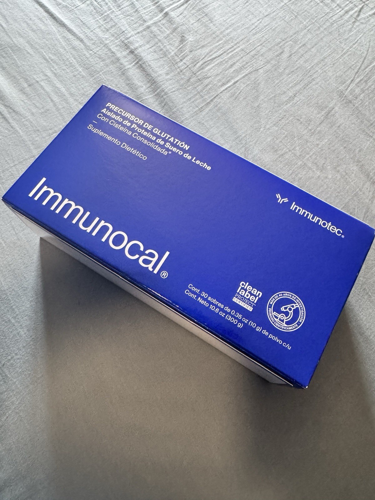 Immunocal Classic Blue Regular Glutathione Precursor, 30 Pouches by Immunotec