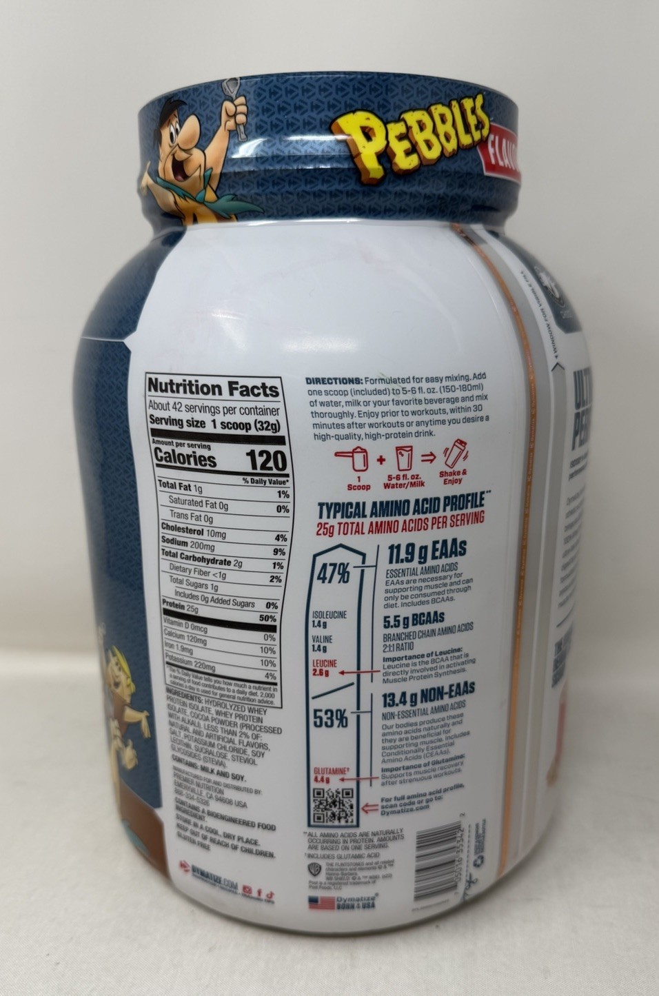 Dymatize Cocoa Pebbles ISO100 Whey Protein 25g Protein 42 Servings. Exp 03/2026