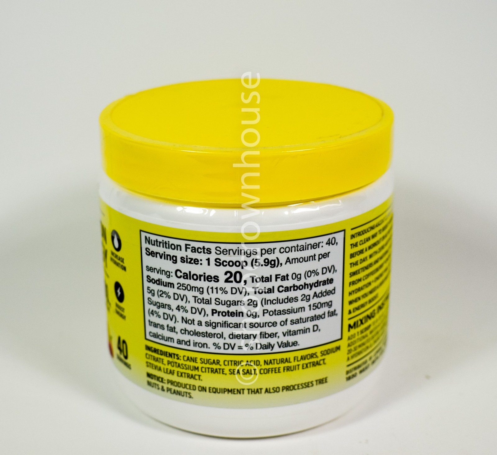 Ascent Clean Hydration RASBERRY LEMONADE Drink Mix 8.32oz canister11/08/2026